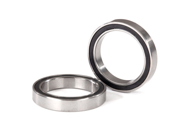 [ TRX-5098A ] Traxxas ball bearings, black rubber sealed (17x23x4mm) (2) - TRX5098a