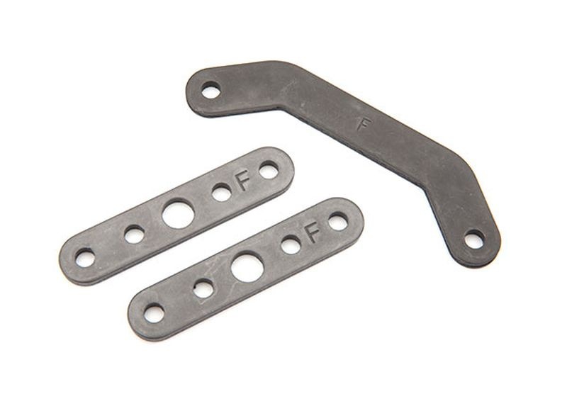 [ TRX-8926 ] Traxxas bulkhead tie bar, front, upper (1), lower (2) steel - TRX8926