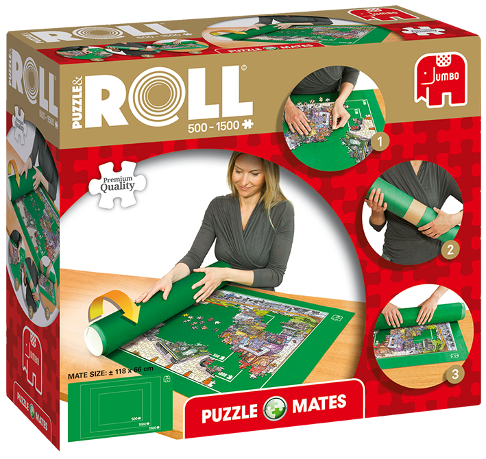 [ JUMBO17690 ] Puzzle Mates – Puzzle & Roll (up to 1500 piece puzzles)