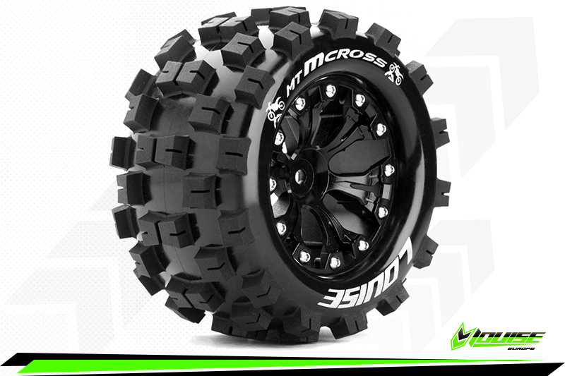[ PROLR-T3274SBH ] Louise RC - MT-MCROSS - 1/10 Monster Truck Bandenset - Hex 12mm