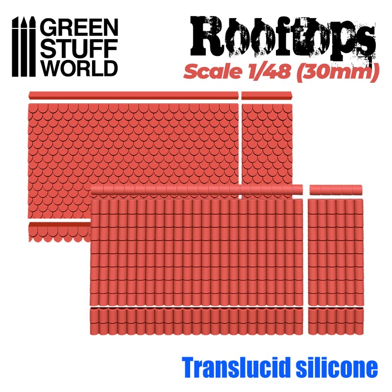 [ GSW2198 ] Green stuff world bricks texture silicone mould 1/48