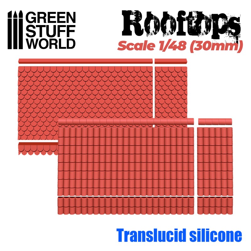 [ GSW2198 ] Green stuff world bricks texture silicone mould 1/48