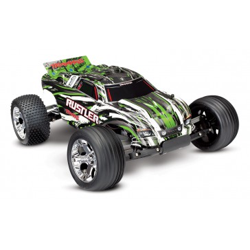 [ TRX-37054-4G ] Traxxas Rustler XL-5 TQ (no battery/charger) Green - TRX37054-4G