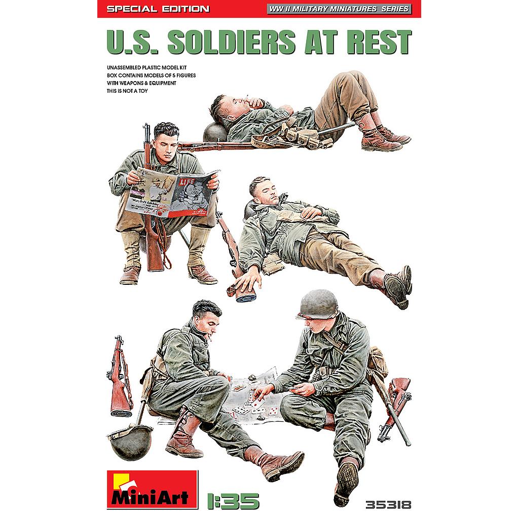 [ MINIART35318 ] U.S. Soldiers At Rest 1/35