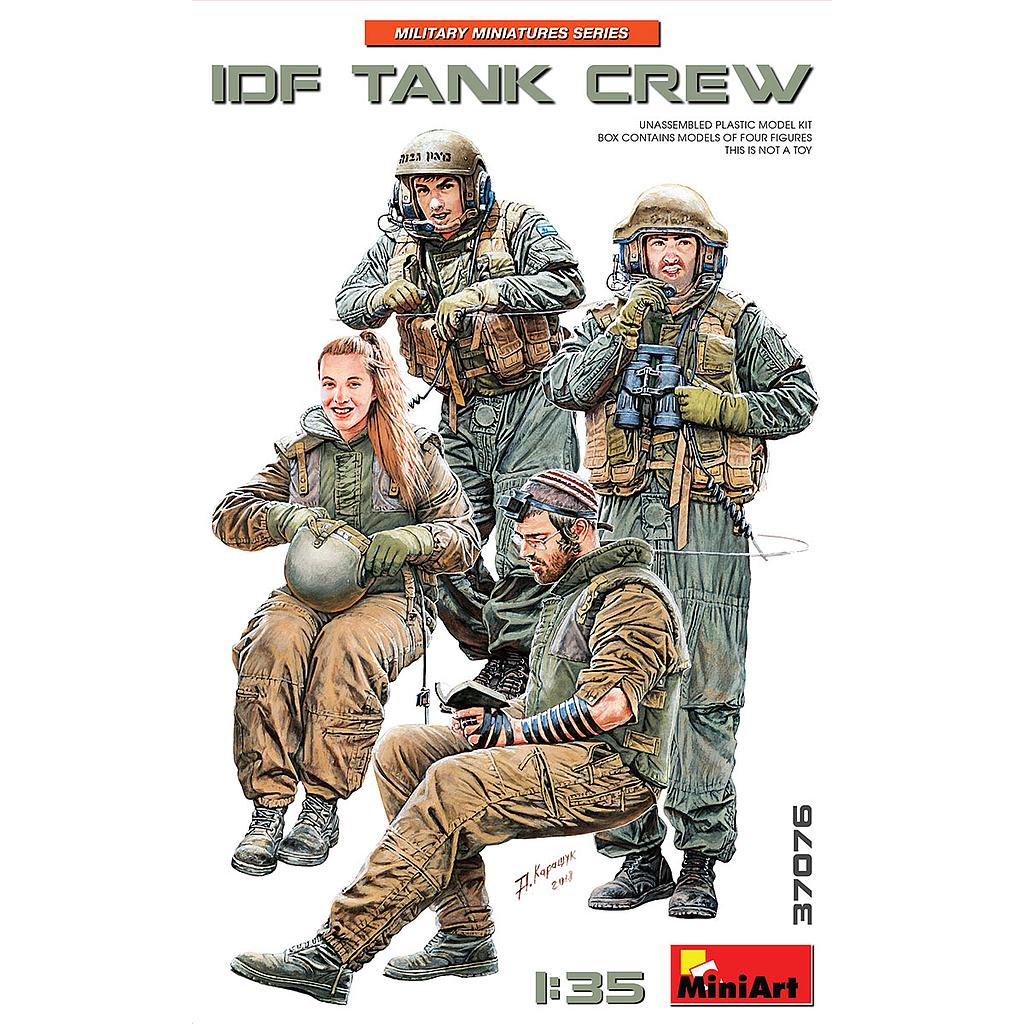 [ MINIART37076 ] IDF Tank Crew 1/35