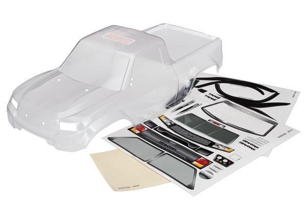 [ TRX-8111R ] Body, TRX-4 Sport (clear, trimmed, die-cut for LED light kit, requires painting) - TRX8111R
