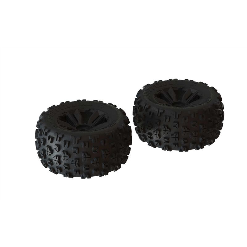 [ ARA550059 ] Arrma dBoots "Copperhead2 MT" Tire Set Black