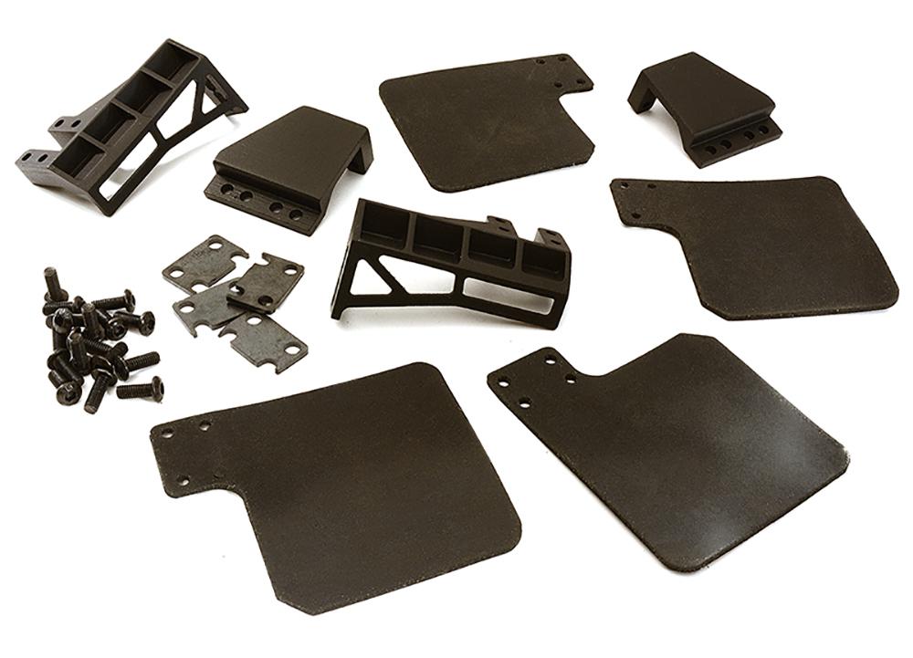 [ INC28484 ] Integy Off-Road Mud Flaps Dirt Guards for Traxxas TRX-4 Scale & Trail Crawler