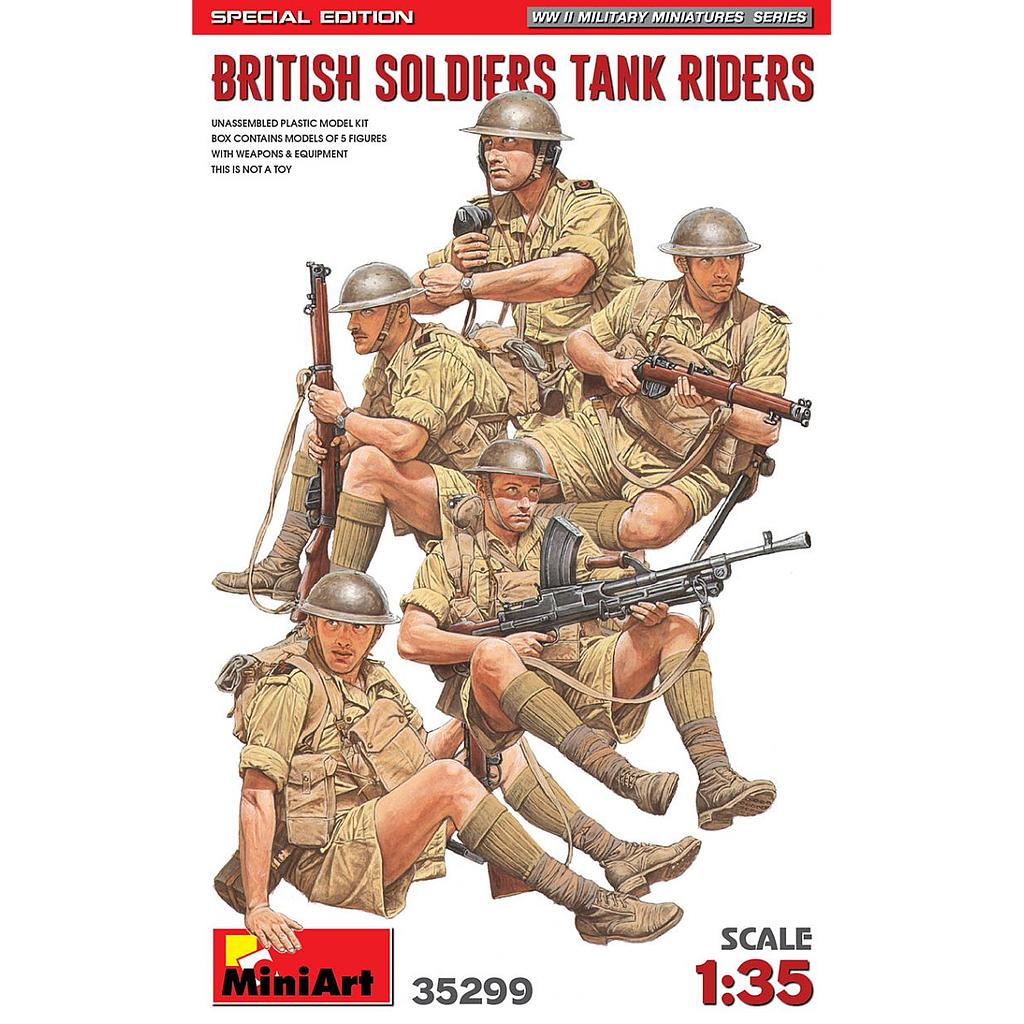 [ MINIART35299 ] British Soldiers Tank Riders 1/35