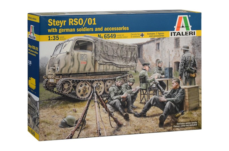 [ ITA-6549S ] Italeri Steyr RS0/01 with german soldiers and accessoiries 1/35