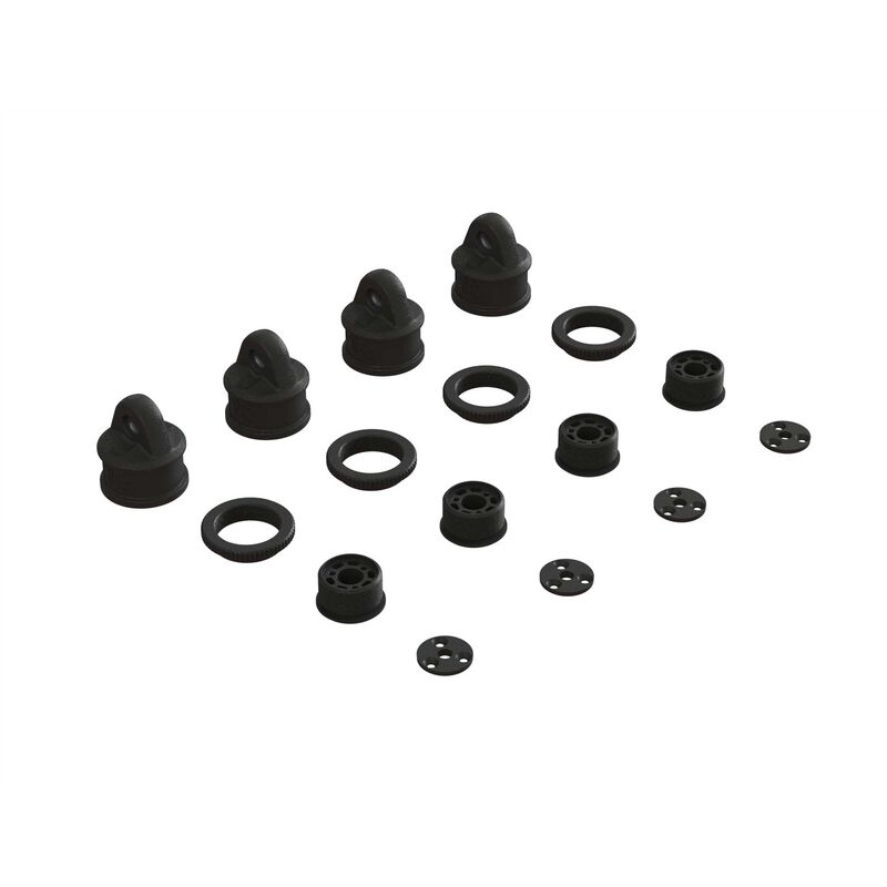 [ ARA330568 ] Arrma  "Shk Cap, Collar & Cartridge Set"