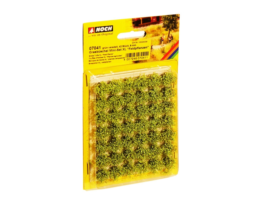 [ NO07041 ] Noch Plukje gras mini-set XL “veldplanten” 42 stuks - 9 mm