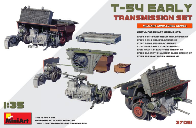 [ MINIART37051 ] T-54 EARLY transmission set  1/35