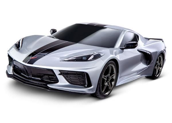 [ TRX-93054-4SLVR ] Traxxas Chevrolet Stingray 1/10 Scale AWD Supercar 4Tec 3.0 silver - TRX93054-4 