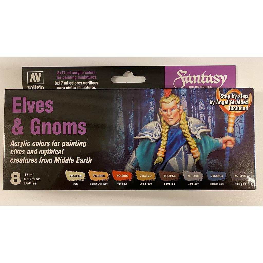 [ VAL70242 ] Vallejo Elves & Gnoms Paint set 