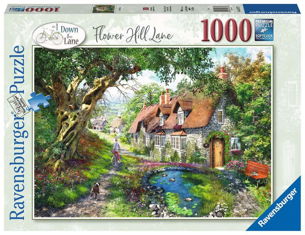 [ RAV1317 ] Ravensburger Flower Hill Lane - 1000 stukjes
