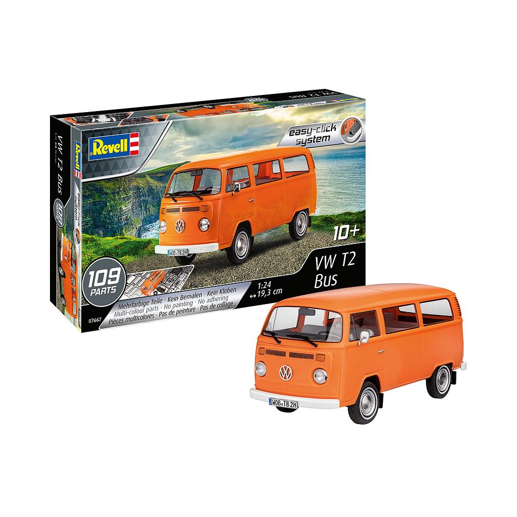[ RE07667 ] Revell VW T2 Bus - Easy Click System 1/24