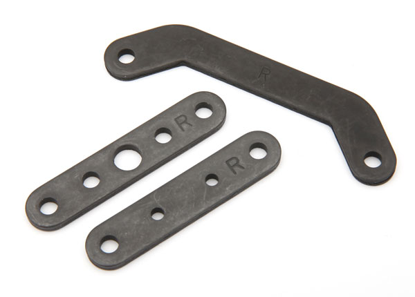[ TRX-8927 ] Traxxas  Bulkhead tie bar, rear, upper (1)/ lower front (1)/ lower rear (1) (steel) - TRX8927