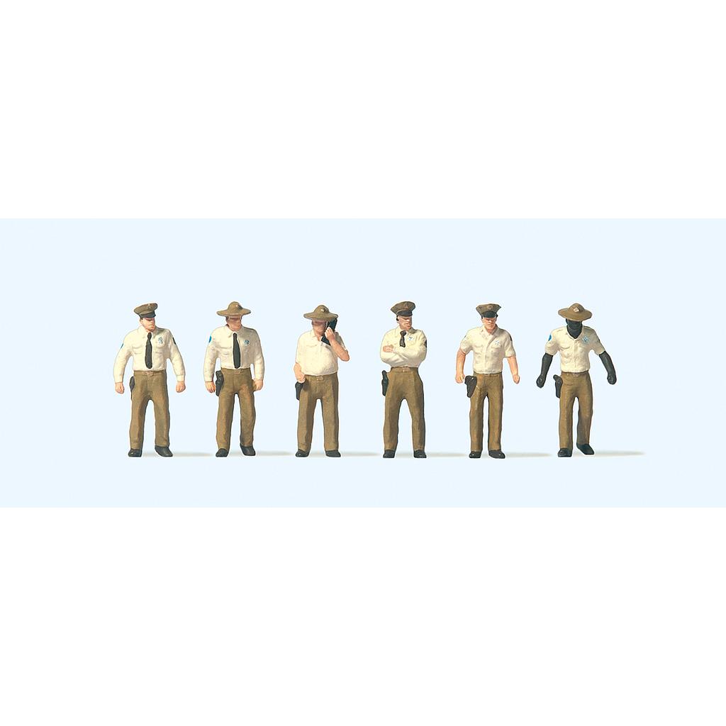 [ PRE10796 ] Preiser US Sheriff Deputies 1/87 