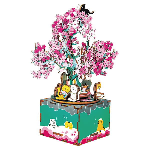 [ ROLIFEAM409 ] Music box cherry blossom tree