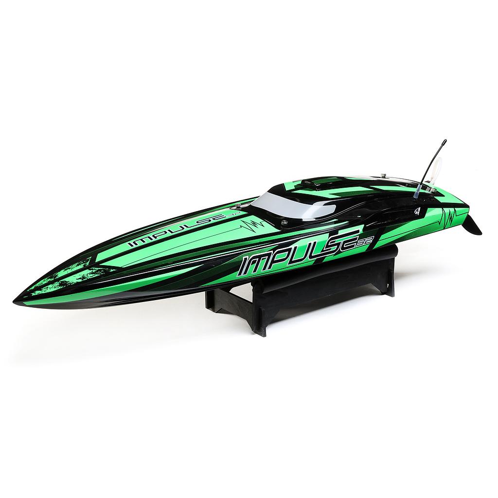 [ PRB08037T1 ] Proboat IMPULSE 32 - BL - RTR - Black/Green