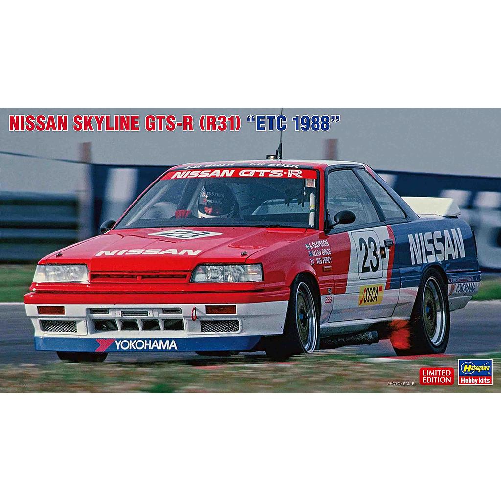  [ HAS20495 ] Hasegawa Nissan Skyline GTS-R (R31) &quot;ETC 1988&quot; 1/24