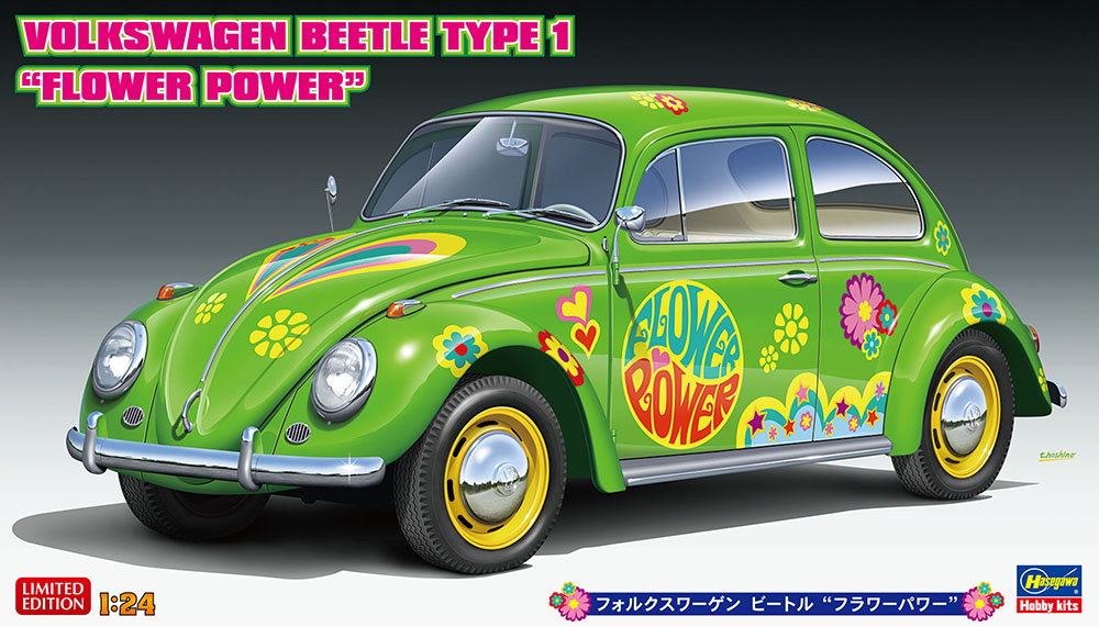 [ HAS20488 ] Hasegawa Volkswagen Beetle Type 1 &quot;Flower Power&quot; 1/24