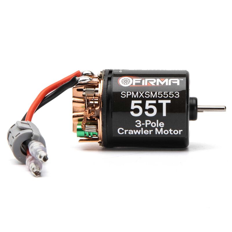 [ SPMXSM5553 ] Firma 55T Rebuildable 3 Pole Brushed Crawler Motor