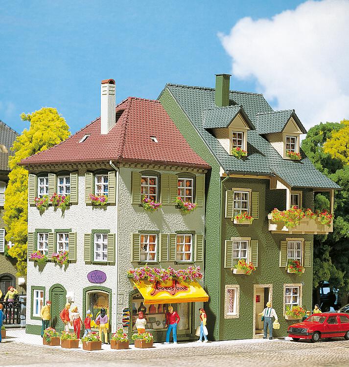 [ FAL130414 ] Faller 2 stadshuizen 1/87  HO