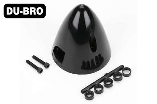 [ D291 ] Dubro spinner 23/4"  (70mm)  zwart