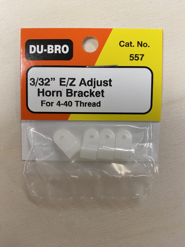 [ D557 ] Dubro 3/32" E/Z Adjust Horn Bracket 