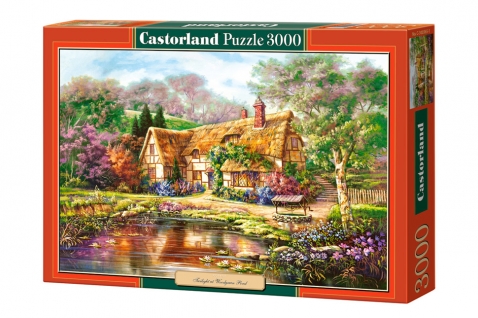 [ CASTOR300365 ] Castorland puzzle TWILIGHT AT WOODGREEN POND  3000 stukjes