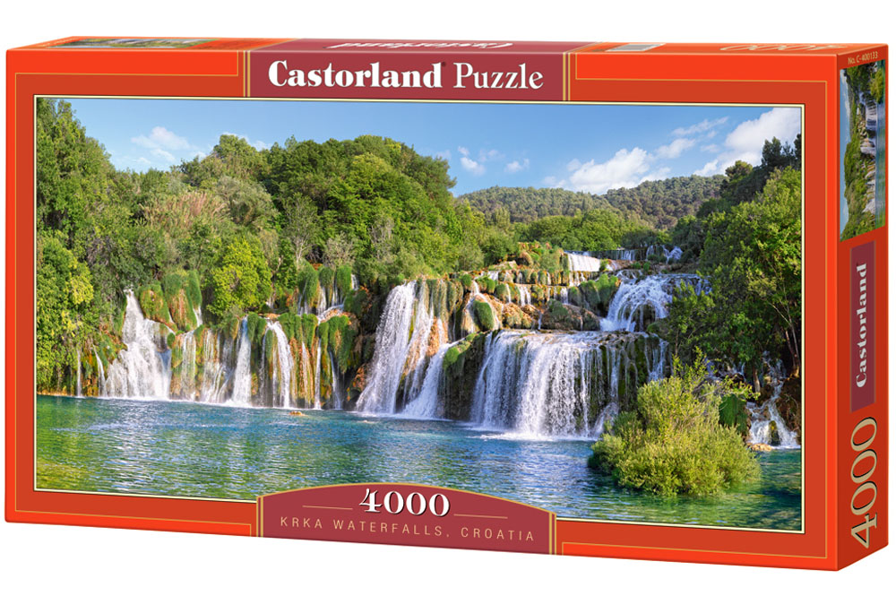 [ CASTOR400133 ] Castorland KRKA WATERFALLS, CROATIA 4000 stukjes