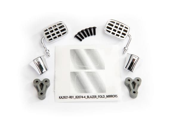 [ TRX-8133X ] Traxxas Mirrors, side (folding) (fits #8130 body) - TRX8133X
