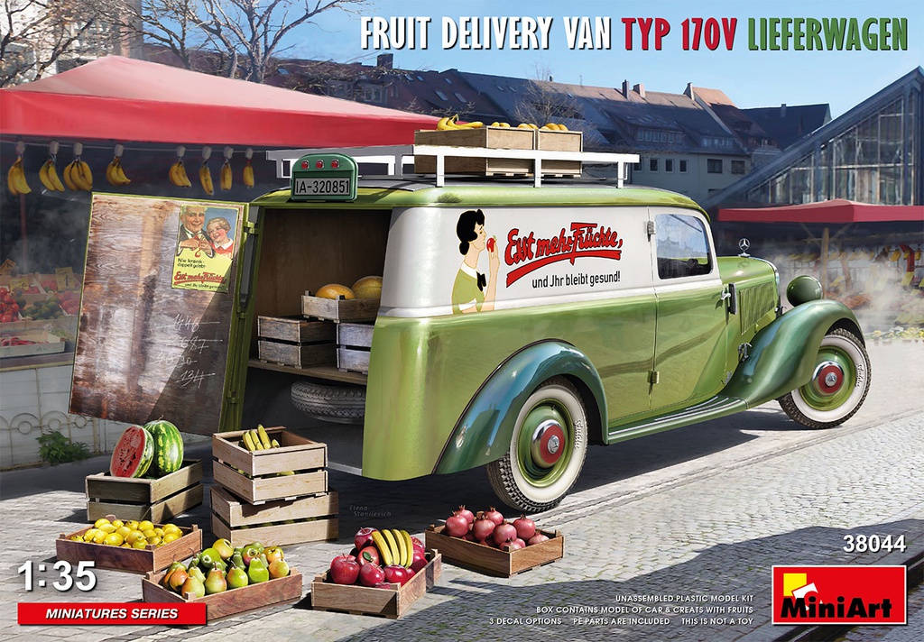 [ MINIART38044 ] Miniart Fruit Delivery Van Typ 170V Lieferwagen 1/35