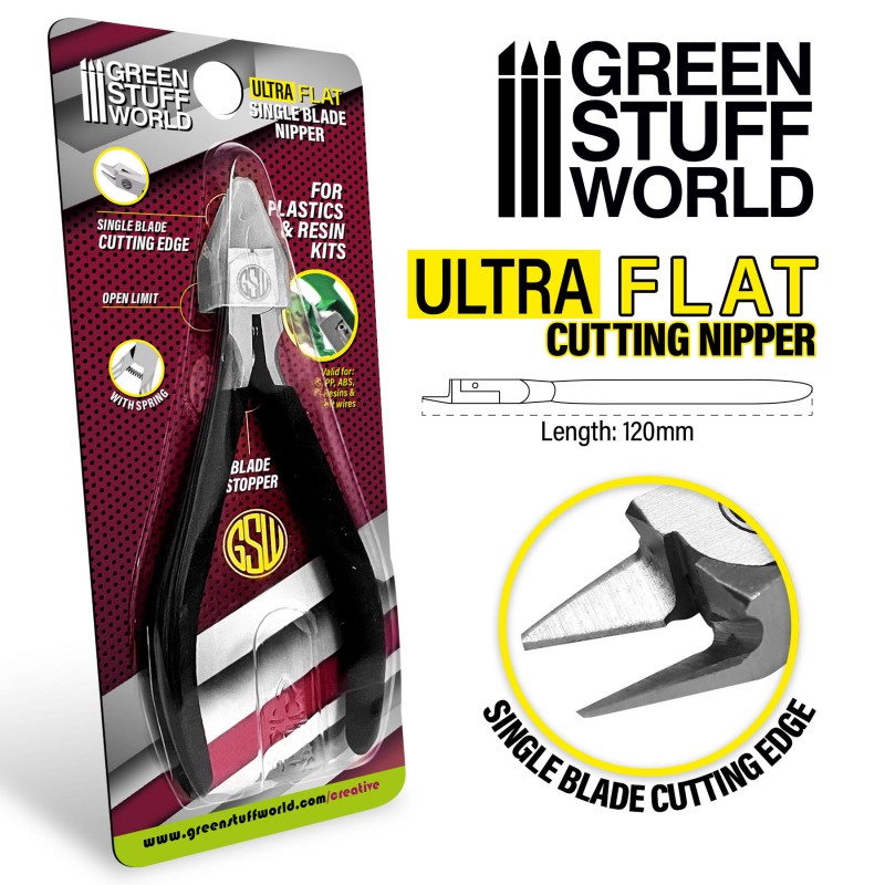 [ GSW2759 ] Green stuff world Ultra Flat Cutting Nipper