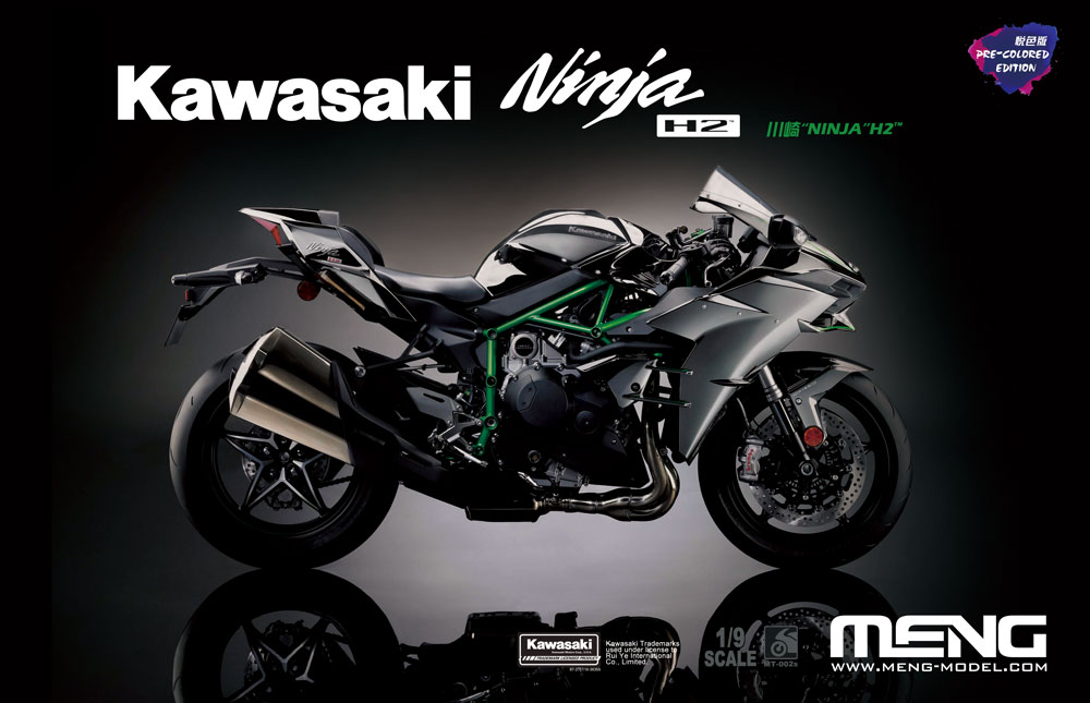 [ MENGMT-002S ] Kawasaki Ninja H2 (pre colored edition) 1/9
