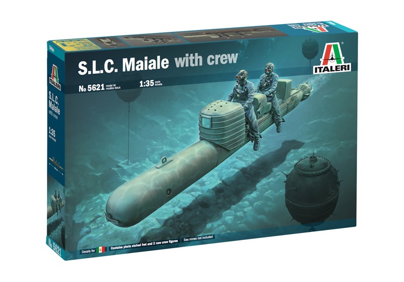 [ ITA-5621 ] Italeri S.L.C. MAIALE With Crew 1/35