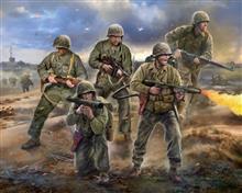 [ ZVE6279 ] 1/72 US Marines WWII