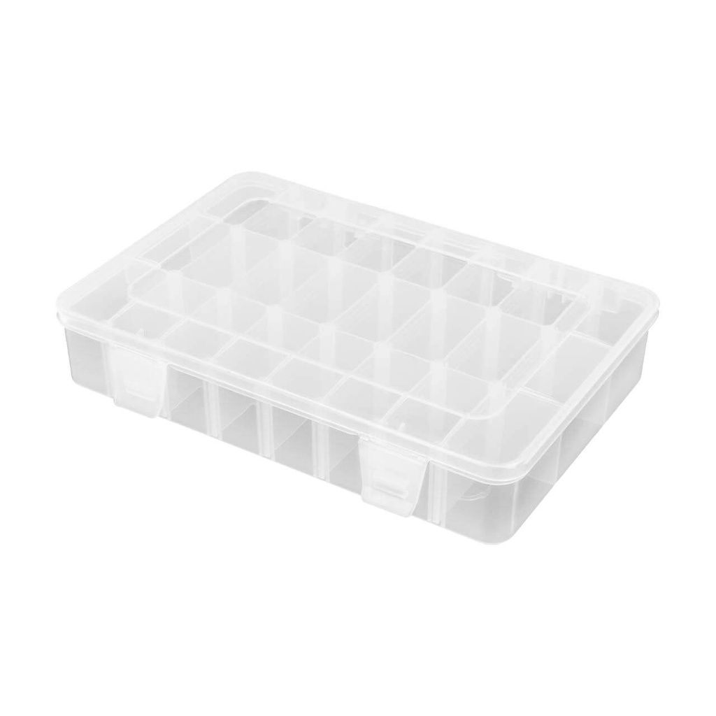 [ R14034 ] Assortiment case 24 compartimenten (variabel) 202x137x40mm