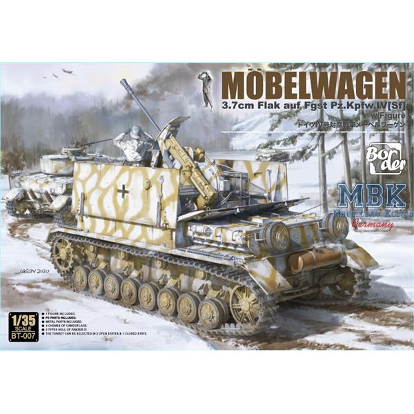 [ BORDERBT-007 ] Border model "Möbelwagen" 3.7cm Flak auf Fgst. Pz.Kpfw. IV (Sf)  1/35
