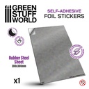 [ GSW1047 ] Green stuff worldSteel Rubber Sheet 0,9mm zelfklevend