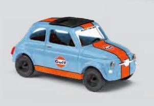 [ BUSCH48731 ] Fiat 500 Gulf 1965 1/87