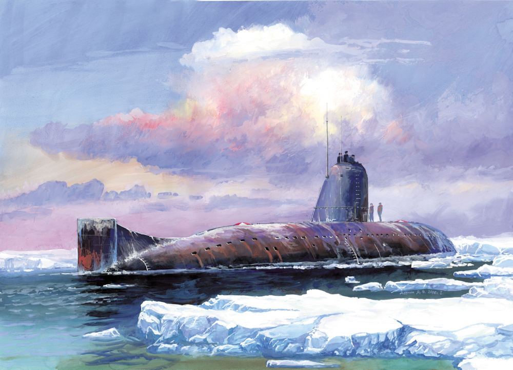 [ ZVE9035 ] Zvezda November Class Nuclear Submarine K-3 1/350