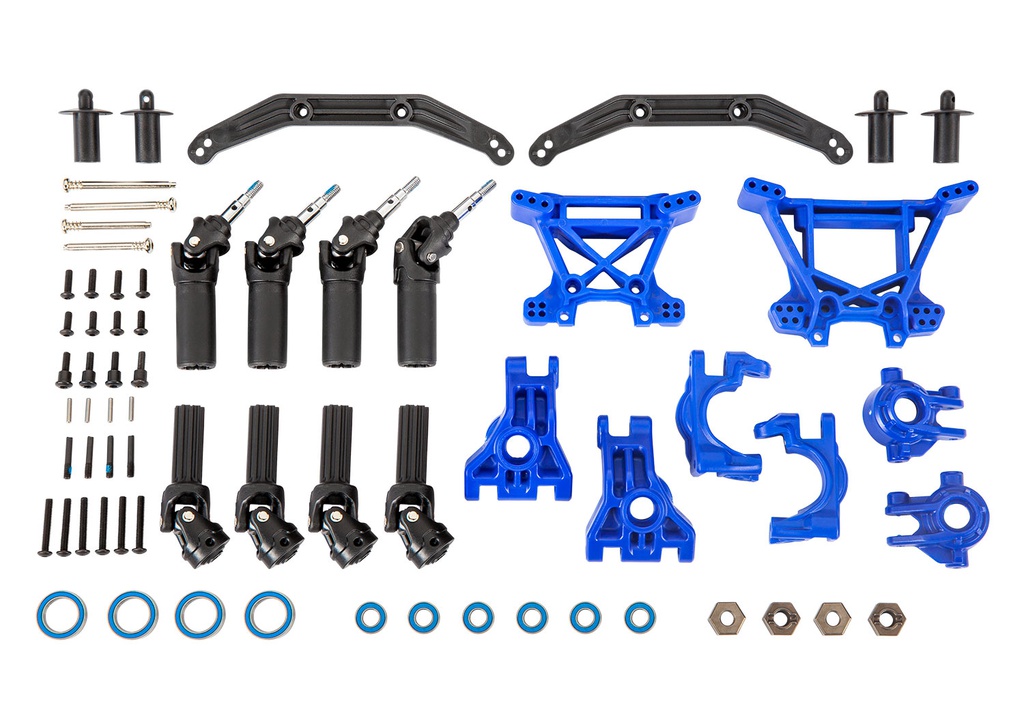 [ TRX-9080X ] Traxxas Outer Driveline & Suspension Upgrade Kit - Blue -TRX9080X