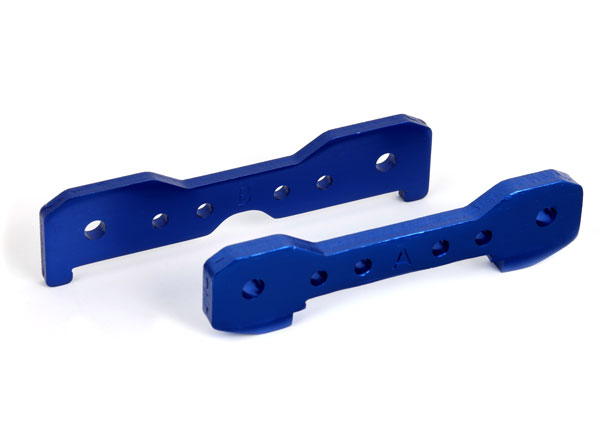 [ TRX-9527 ] Traxxas  Tie bars, front, 6061-T6 aluminum (blue-anodized) trx9527