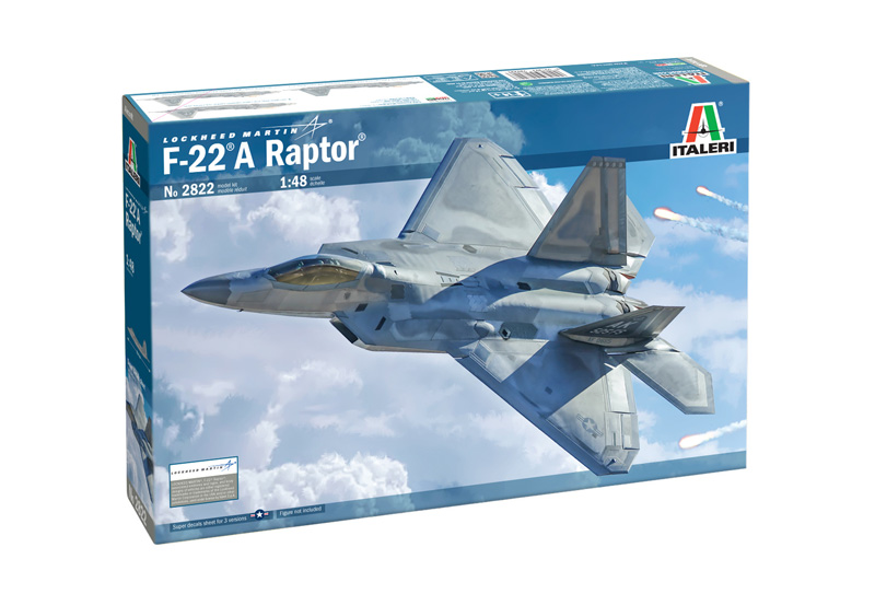 [ ITA-2822 ] Italeri F-22A Raptor 1/48