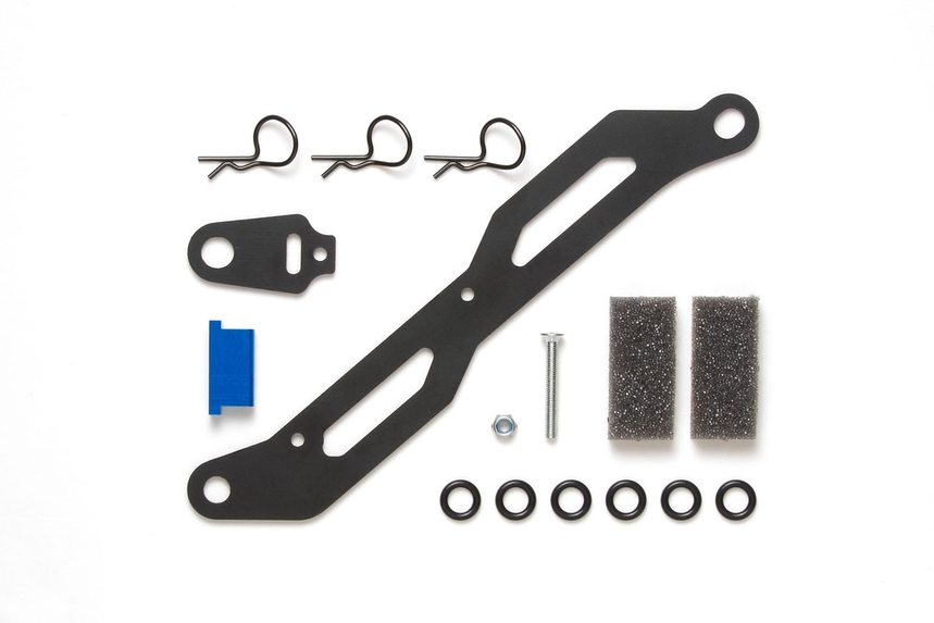 [ T54555 ] Tamiya TT-02 FRP battery plate & transponder stay set