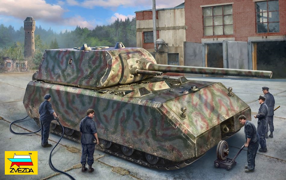 [ ZVE5073 ] Zvezda &quot;Maus&quot; German Superheavy Tank 1/72