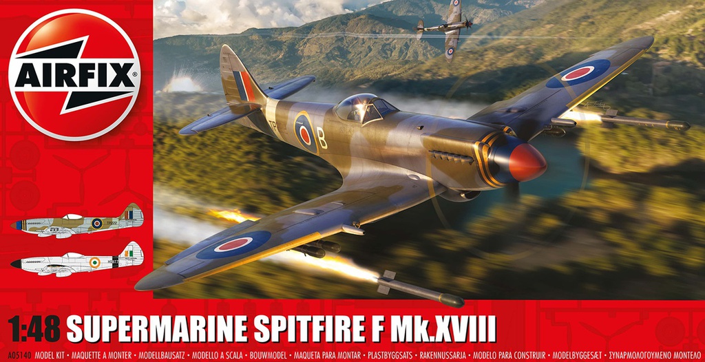 [ AIRA05140 ] Airfix Supermarine Spitfire F Mk.XVIII 1/48